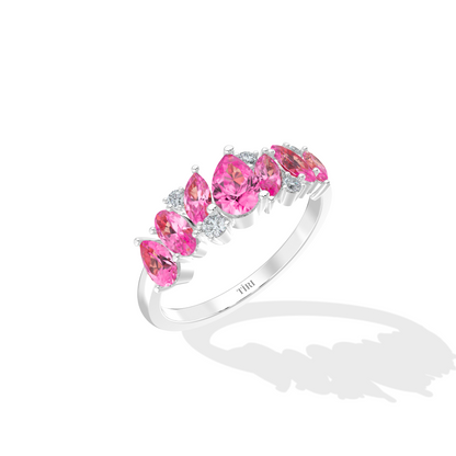 White gold round solitaire diamond engagement ring with a simple polished band. Timeless fine jewelry.