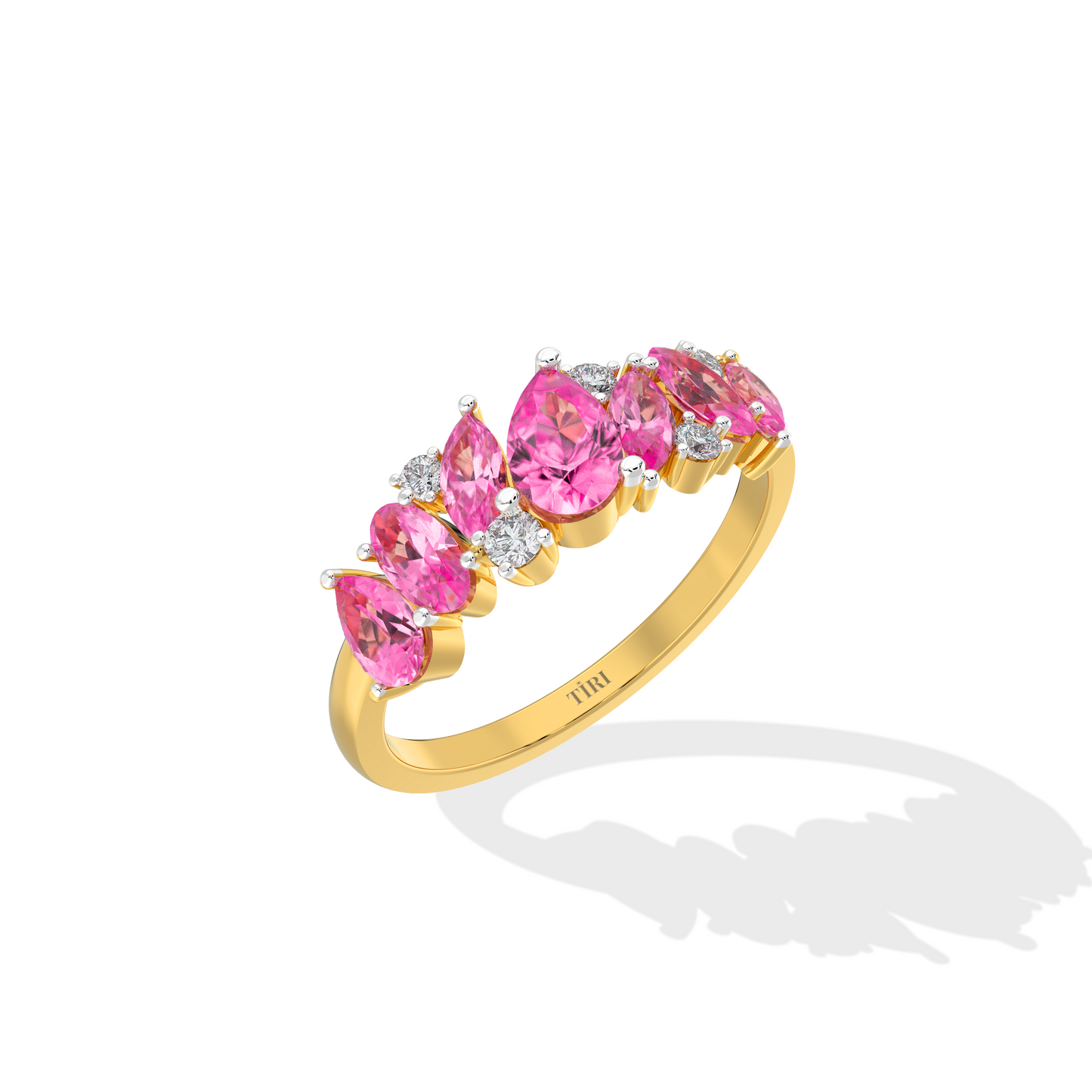 Yellow gold round solitaire diamond engagement ring with a simple polished band. Timeless fine jewelry.