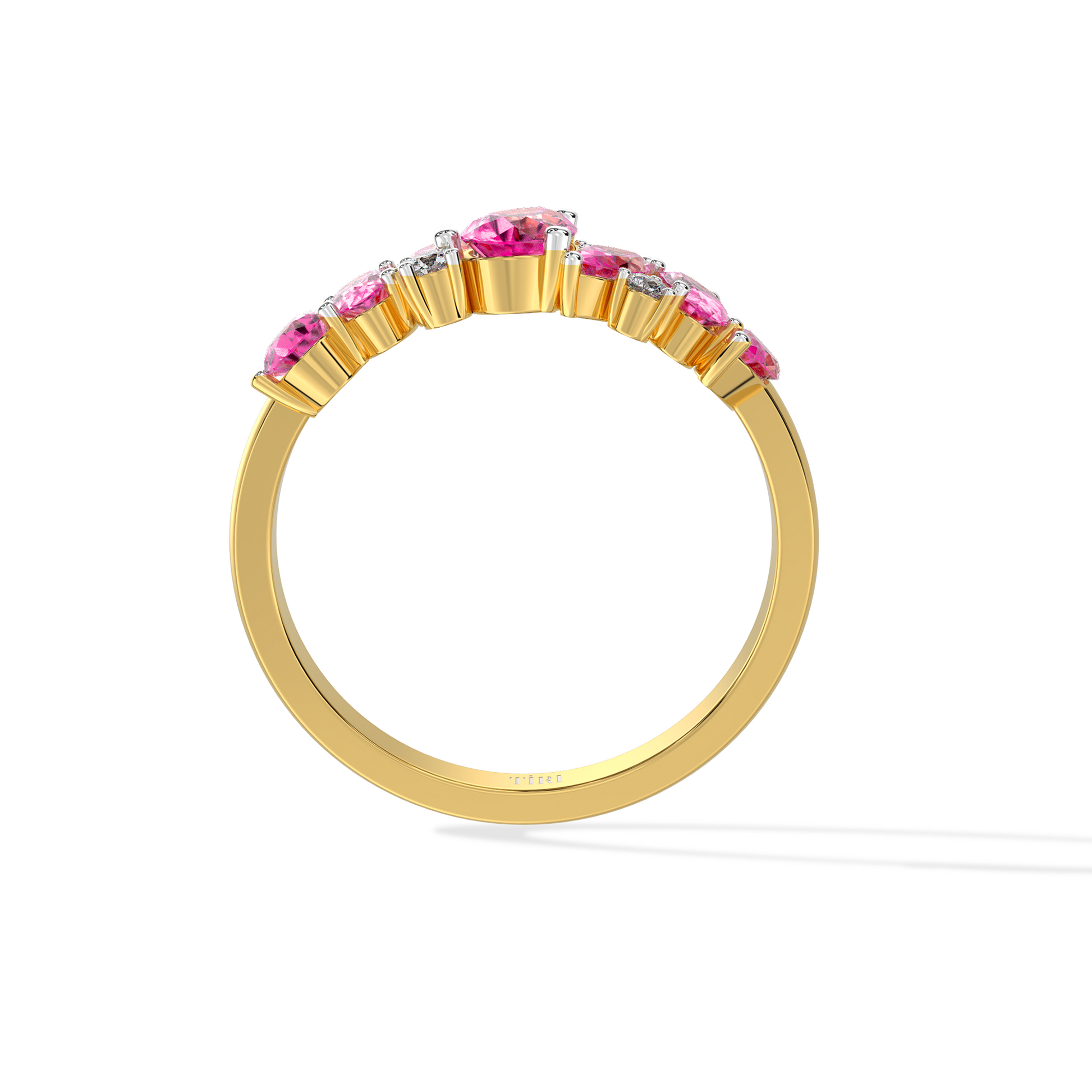 Yellow gold round solitaire diamond engagement ring with a simple polished band. Timeless fine jewelry.