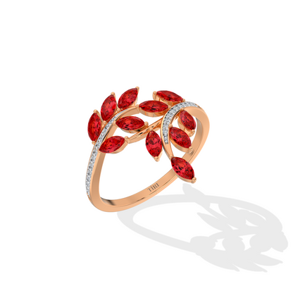 Rose gold round solitaire engagement ring with a simple polished band. Timeless classic fine jewelry