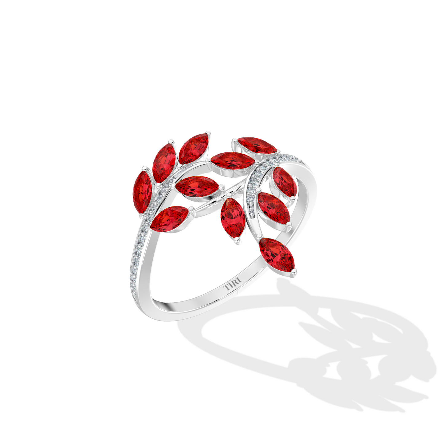 White gold round solitaire engagement ring with a simple polished band. Timeless classic fine jewelry