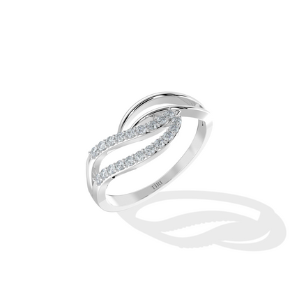 Rosé Vector Diamond Ring