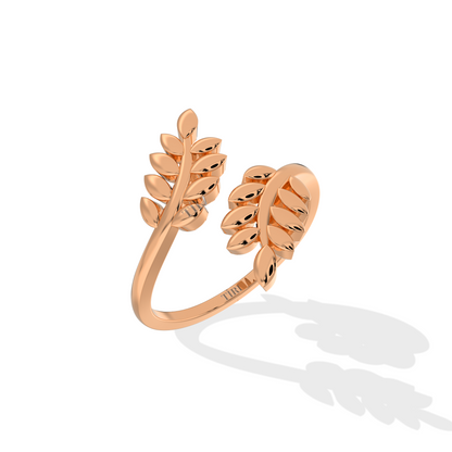 Golden Laurel Ring