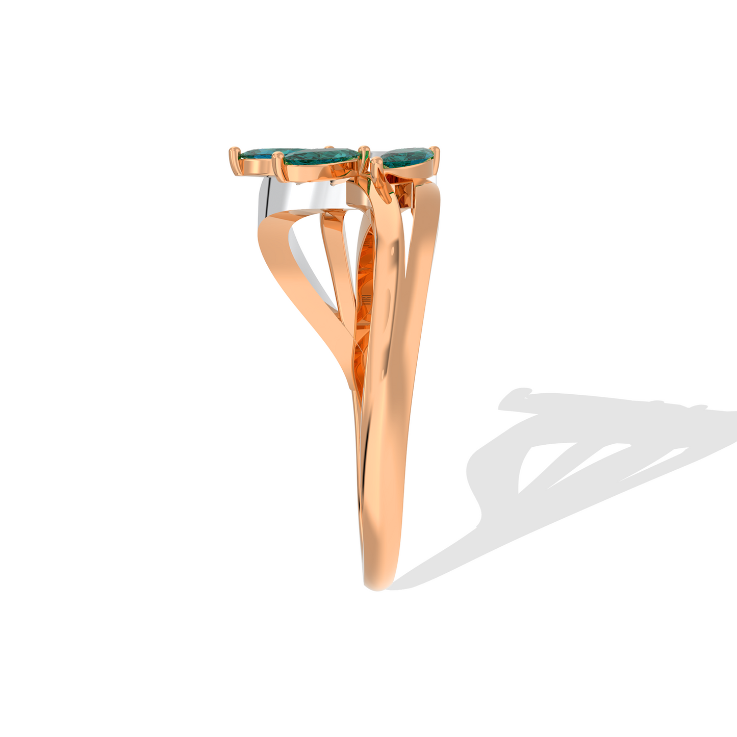 gold round brilliant diamond engagement ring with a pave accented band. Classic fine jewelry