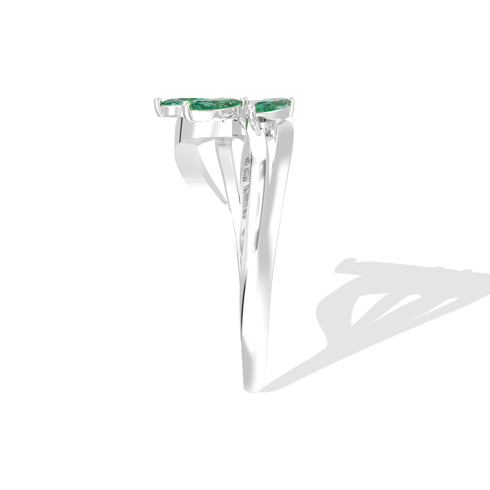 Tiri 0.20 TW diamond ring with a sleek band and sparkling diamonds, showcasing elegant jewelry craftsmanship.