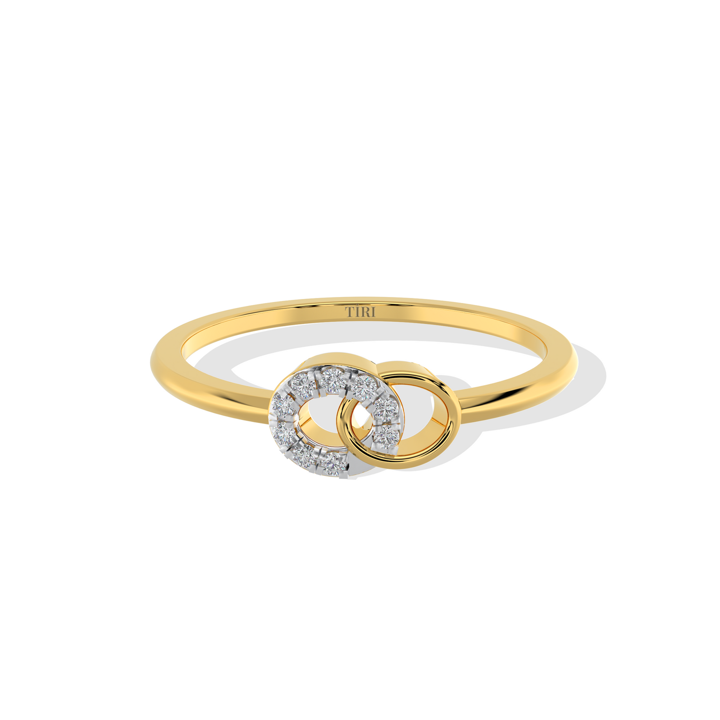 Classic gold solitaire diamond ring with a brilliant round-cut center stone. Timeless fine jewelry