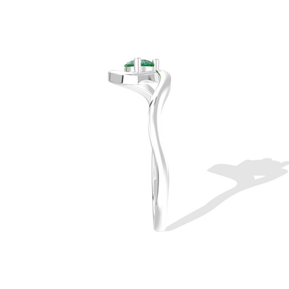 Emerald Pear Ring - Tiri