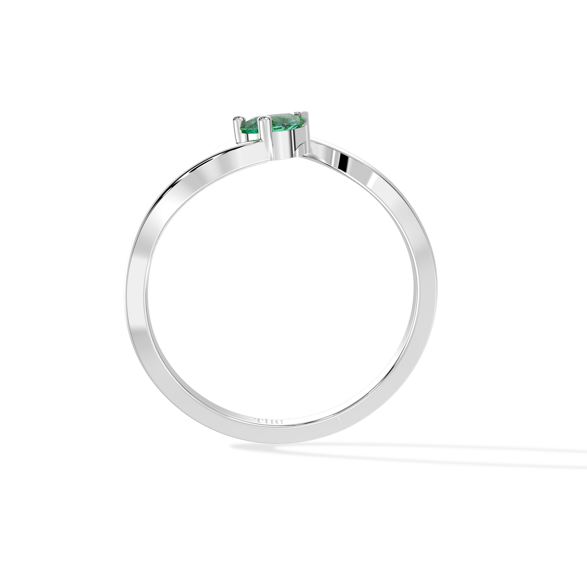 Emerald Pear Ring - Tiri