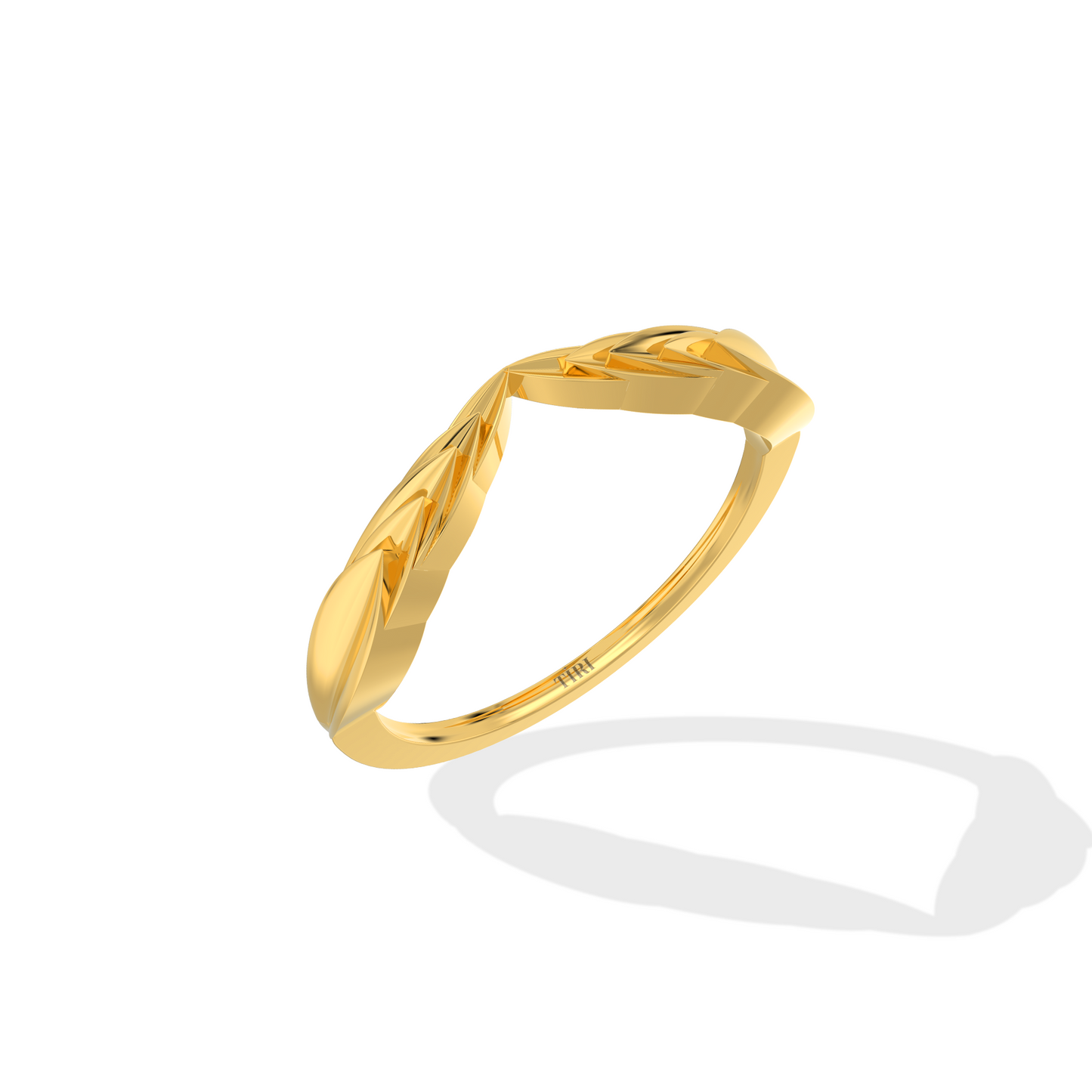 Textured Gold Band