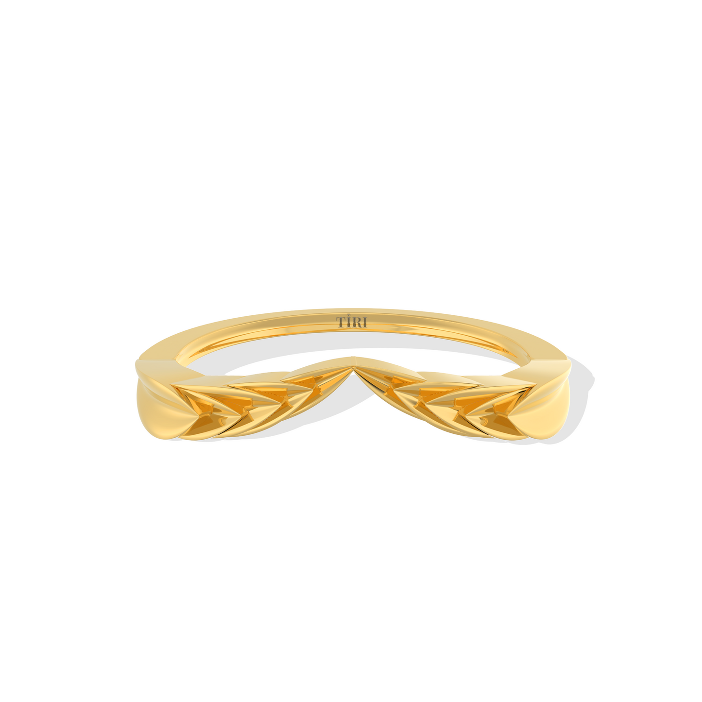Textured Gold Band