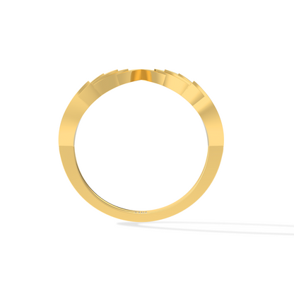 Textured Gold Band