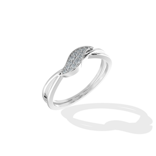 Diamond Wave Ring