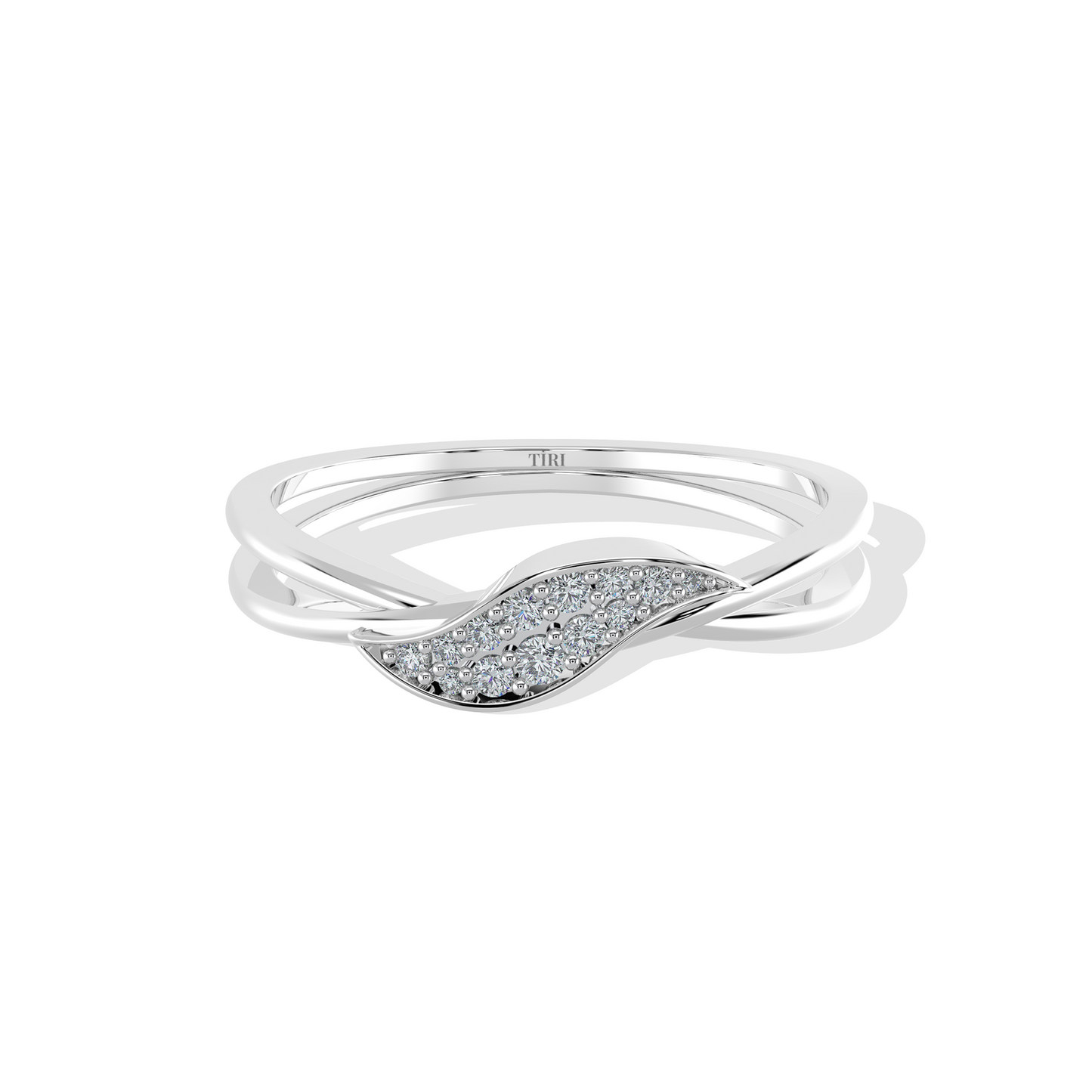 Diamond Wave Ring