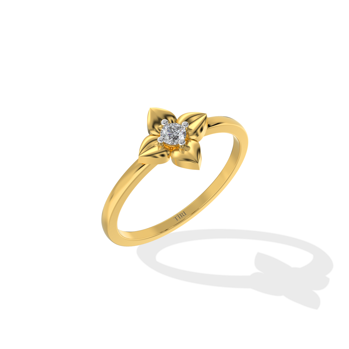 Bloom Solitaire Diamond Ring - Tiri