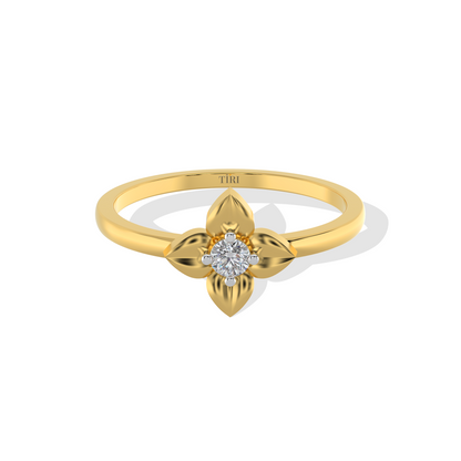 Bloom Solitaire Diamond Ring - Tiri