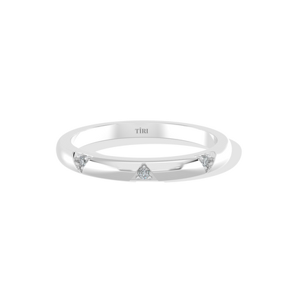 Minimal Diamond Band Ring - Tiri