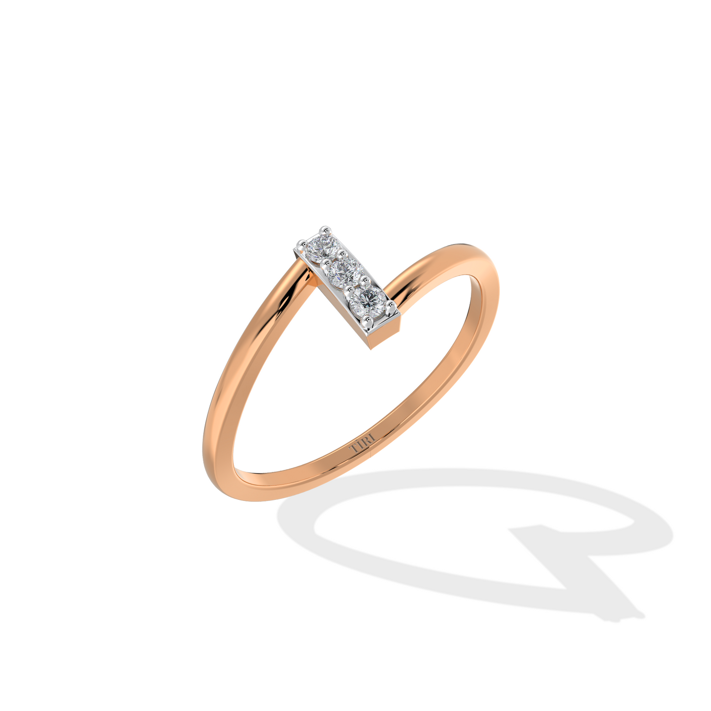 Sleek Diamond Bar Ring