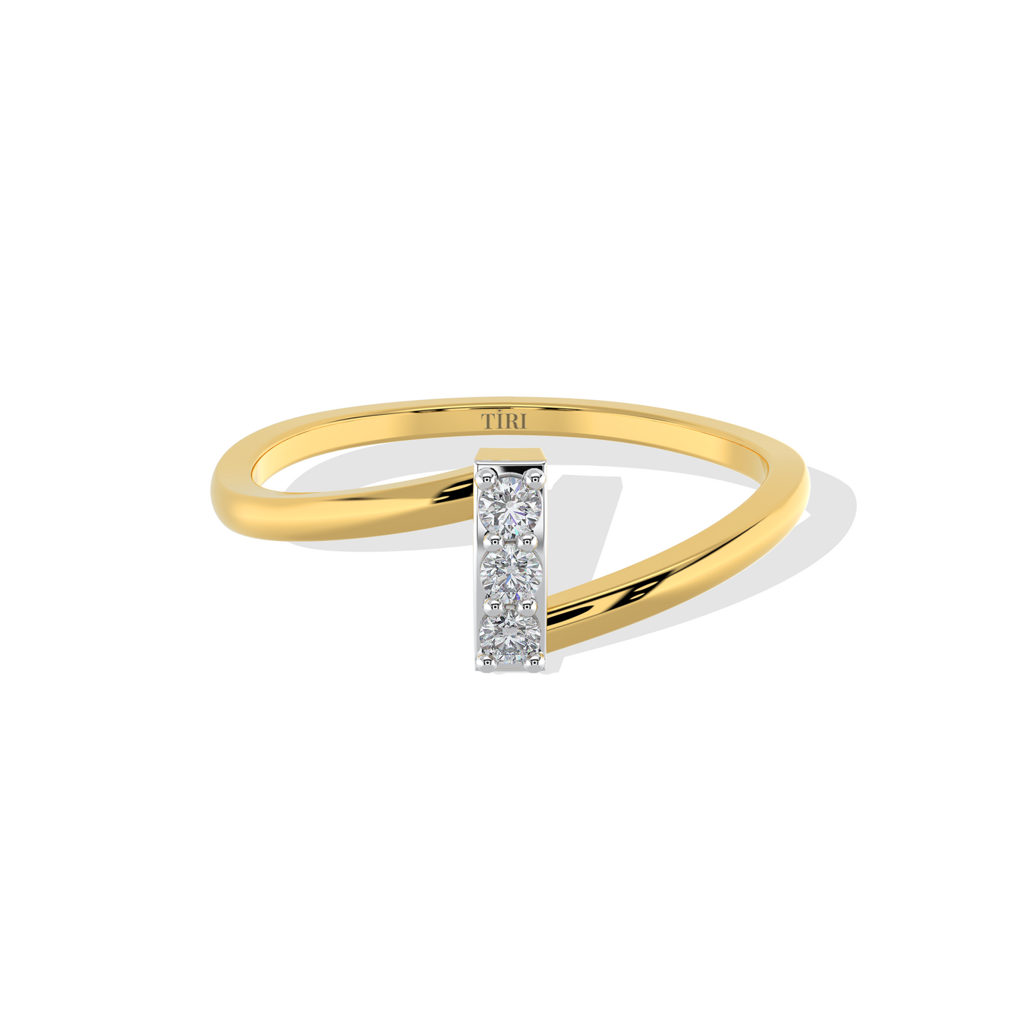 Sleek Diamond Bar Ring
