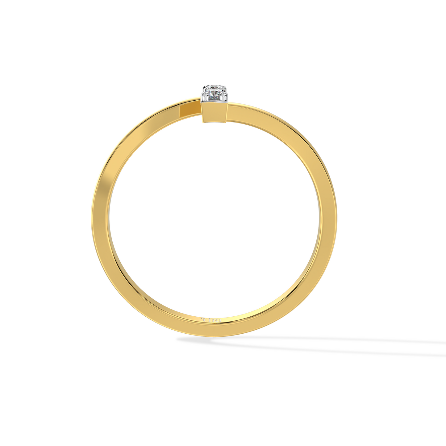 Sleek Diamond Bar Ring