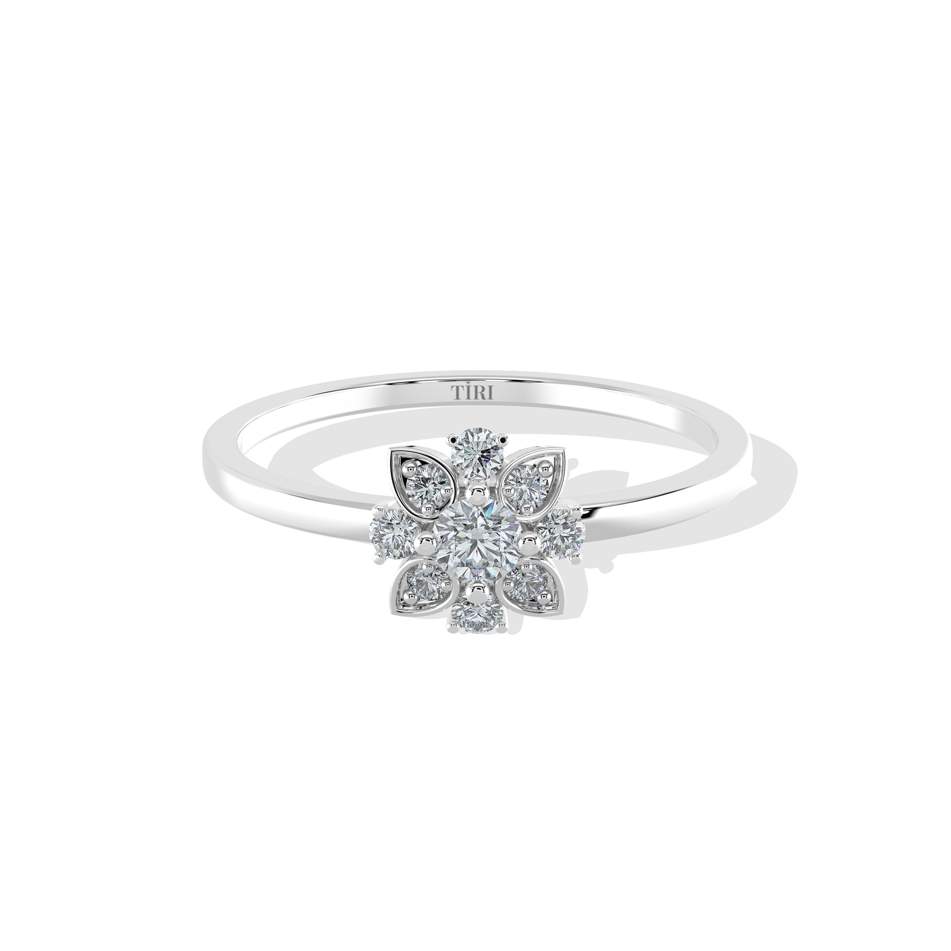 Floral Diamond Cluster Ring - Tiri