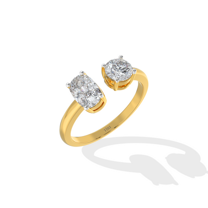 Oval & Round Toi Moi Ring