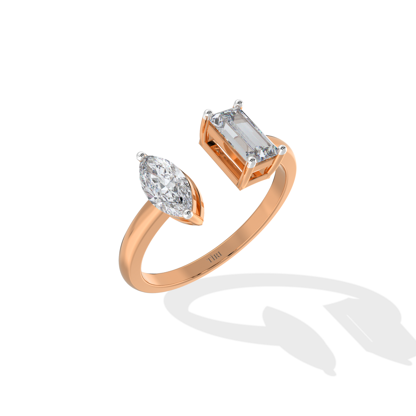 Emerald & Marquise Toi Moi Ring