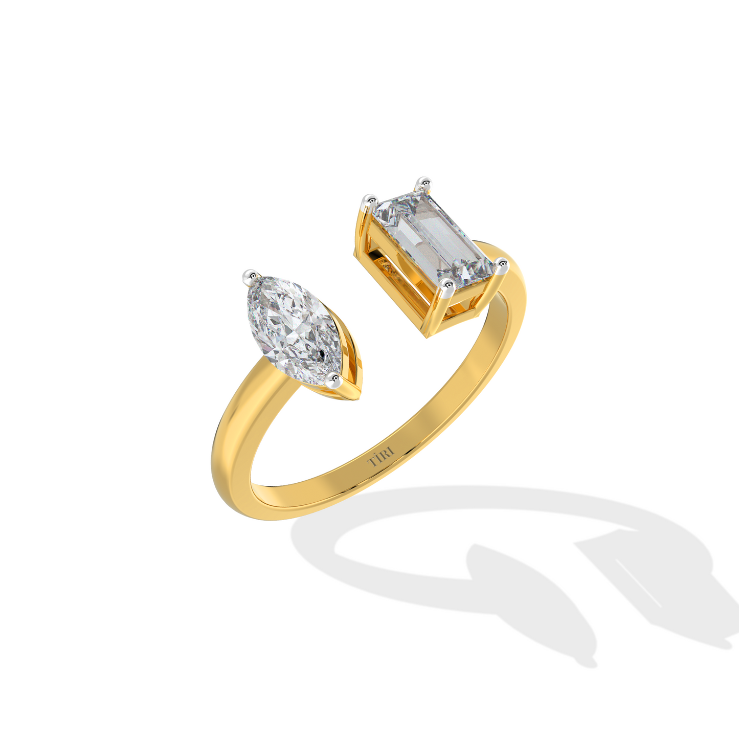 Emerald & Marquise Toi Moi Ring