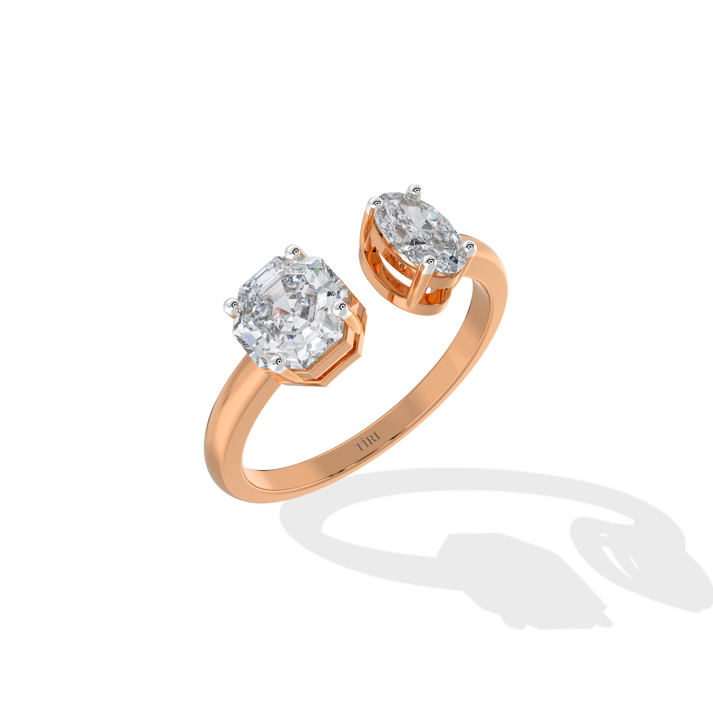 Cushion & Round Toi Moi Ring