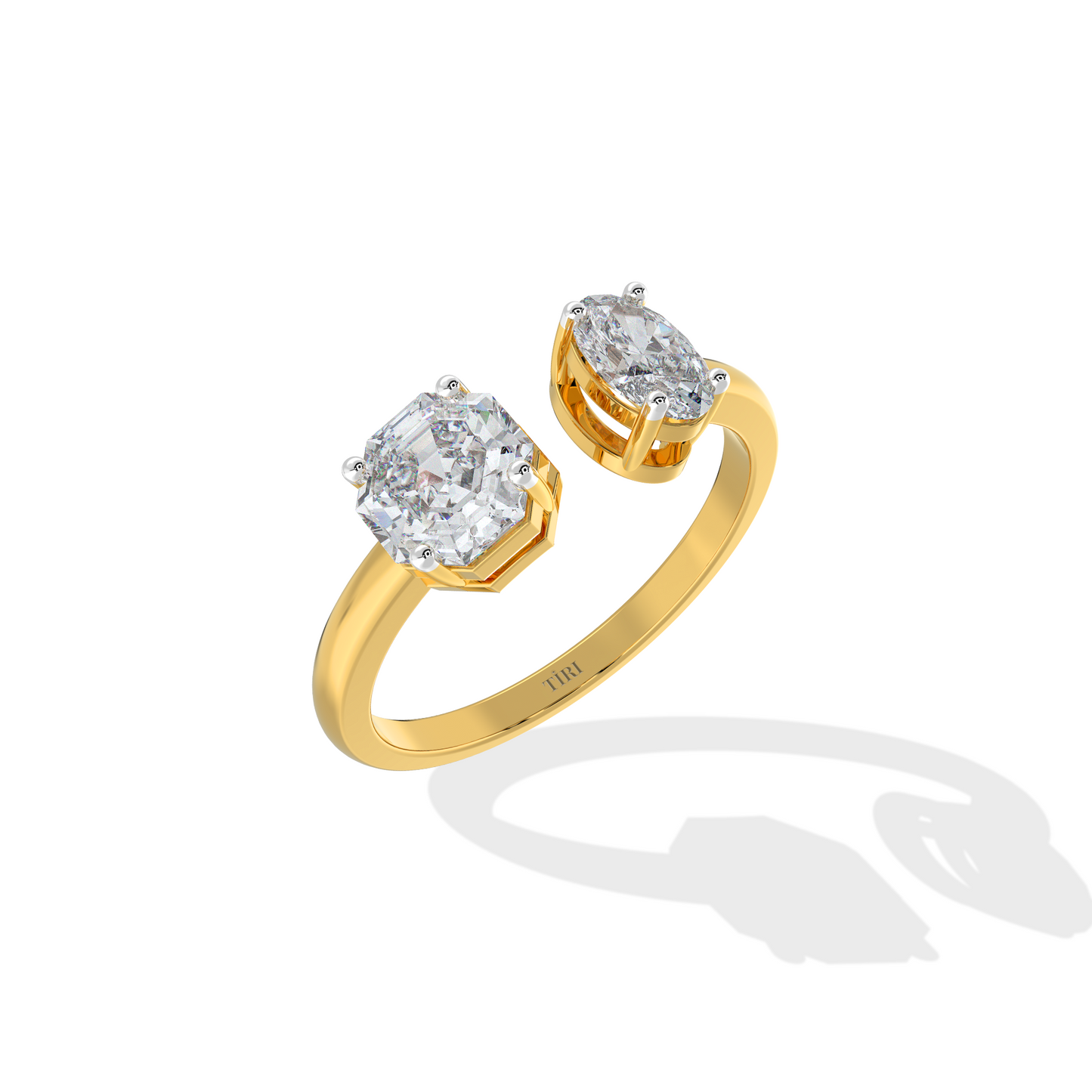 Cushion & Round Toi Moi Ring