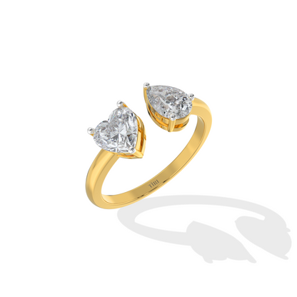 Heart & Pear Ring Toi Moi Ring