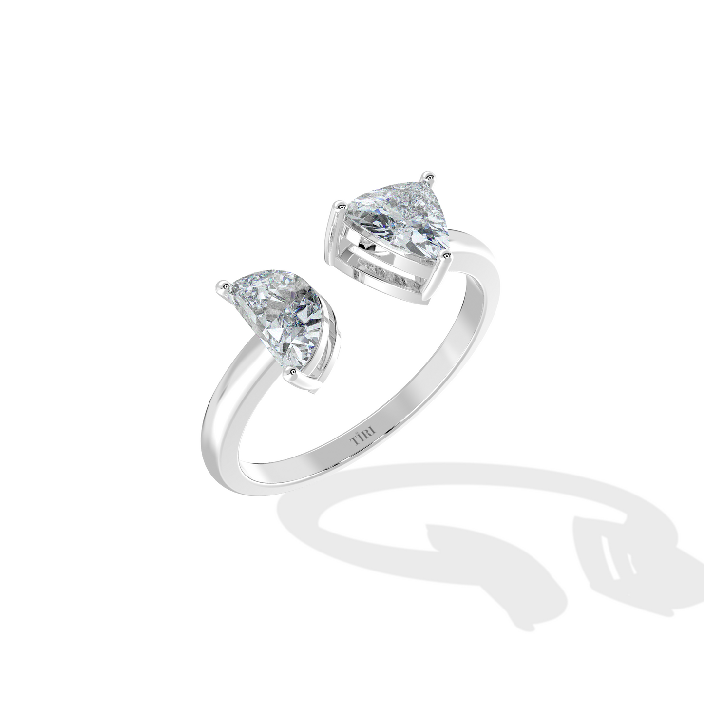 Half Moon & Heart Toi Moi Ring