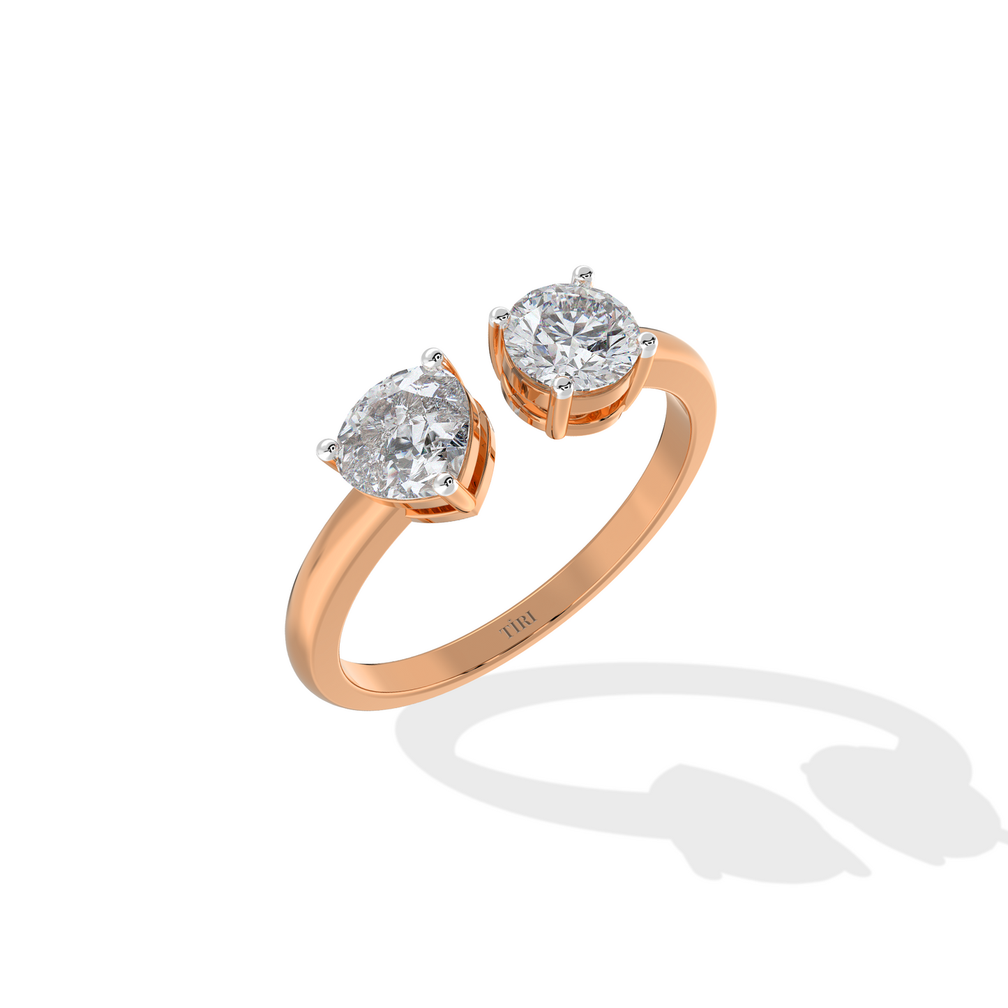 Triangle & Round Toi Moi Ring