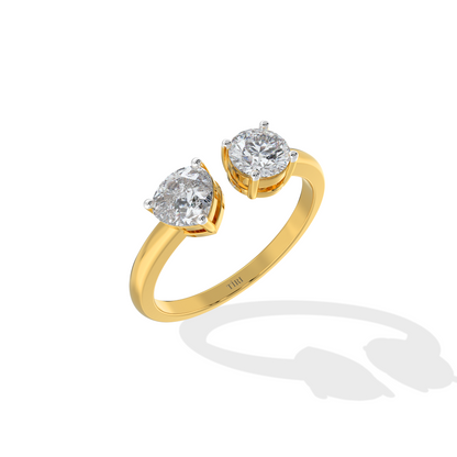 Triangle & Round Toi Moi Ring