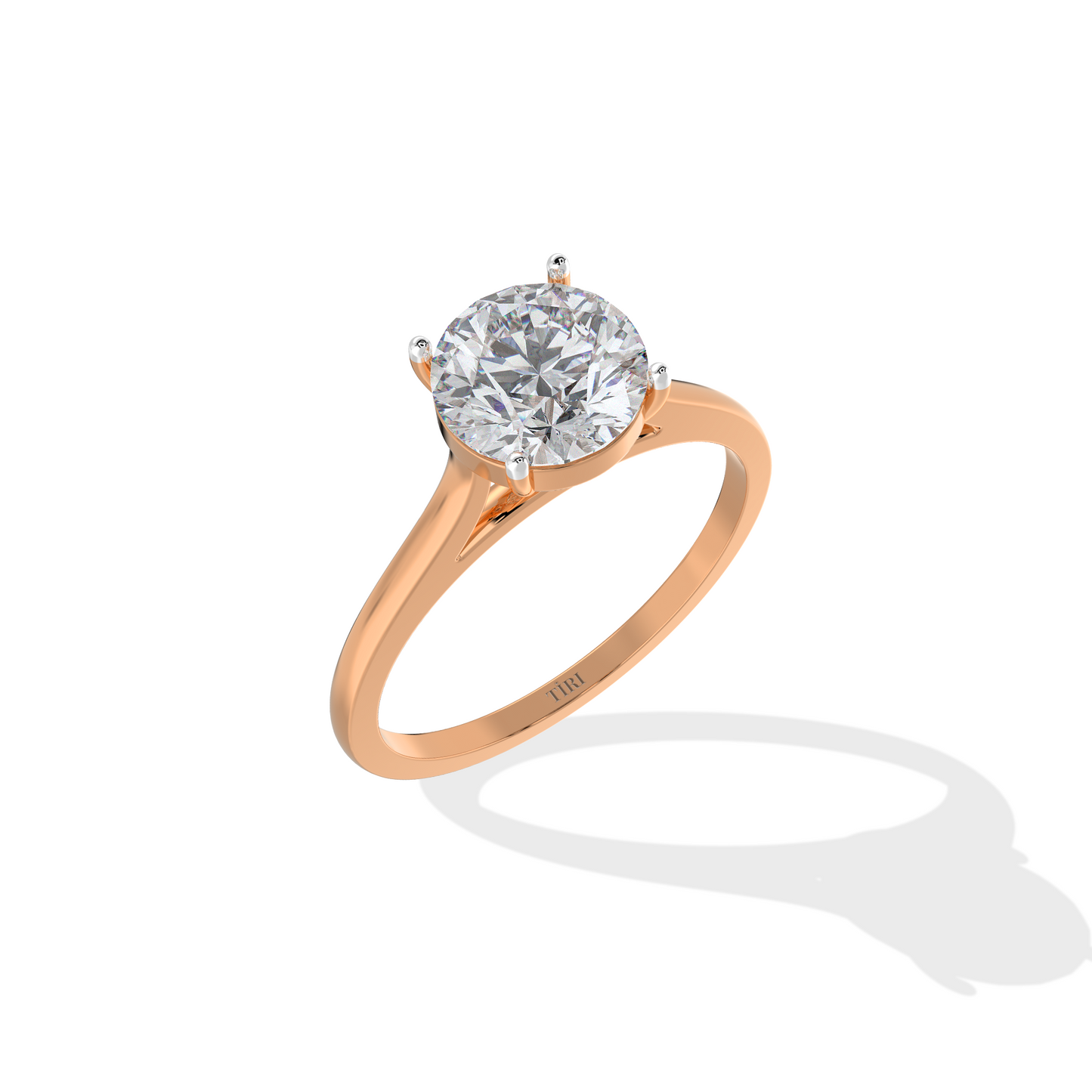 Classic Round Solitaire Diamond Ring