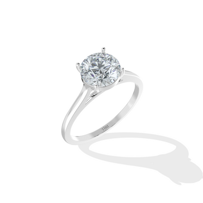 Classic Round Solitaire Diamond Ring