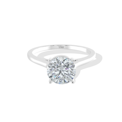 Classic Round Solitaire Diamond Ring