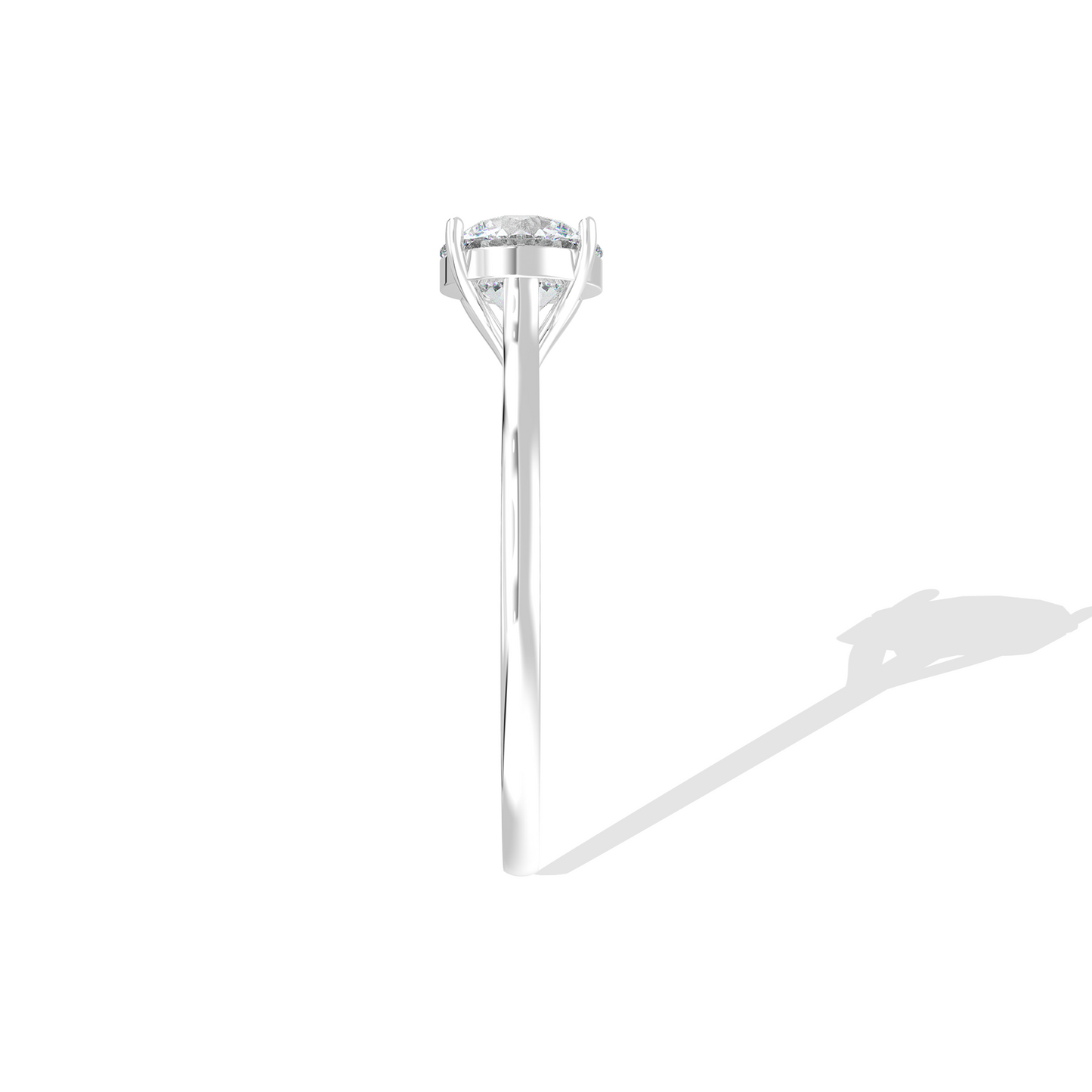 Classic Round Solitaire Diamond Ring