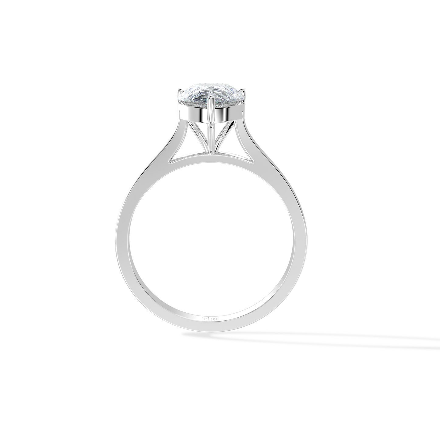 Classic Pear Diamond Solitaire Ring