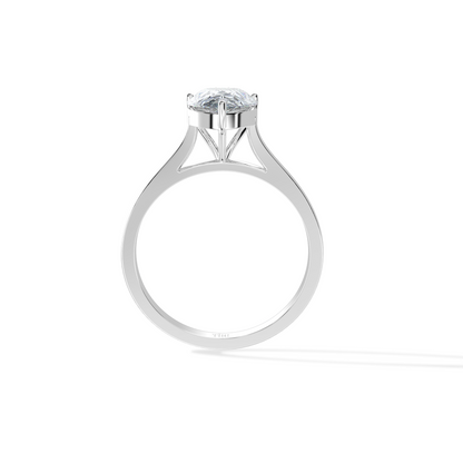 Classic Pear Diamond Solitaire Ring