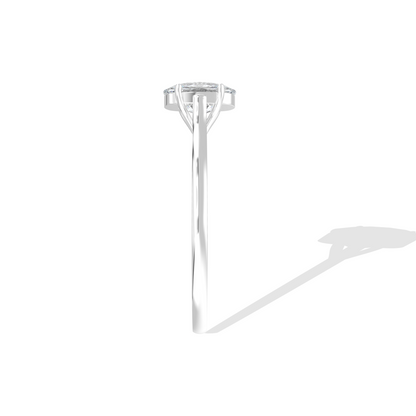 Classic Oval Diamond Solitaire Ring