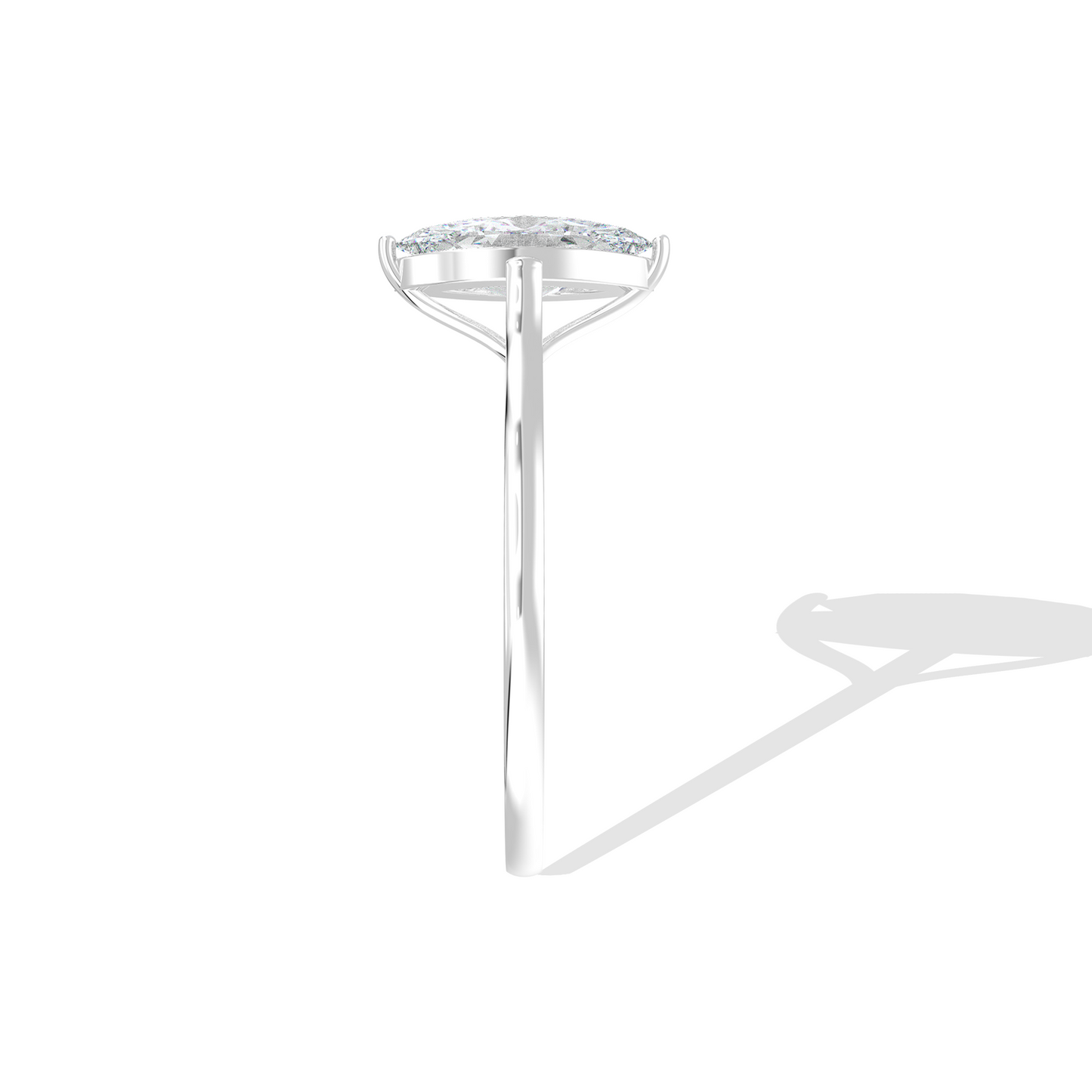 Classic Marquise Diamond Solitaire Ring