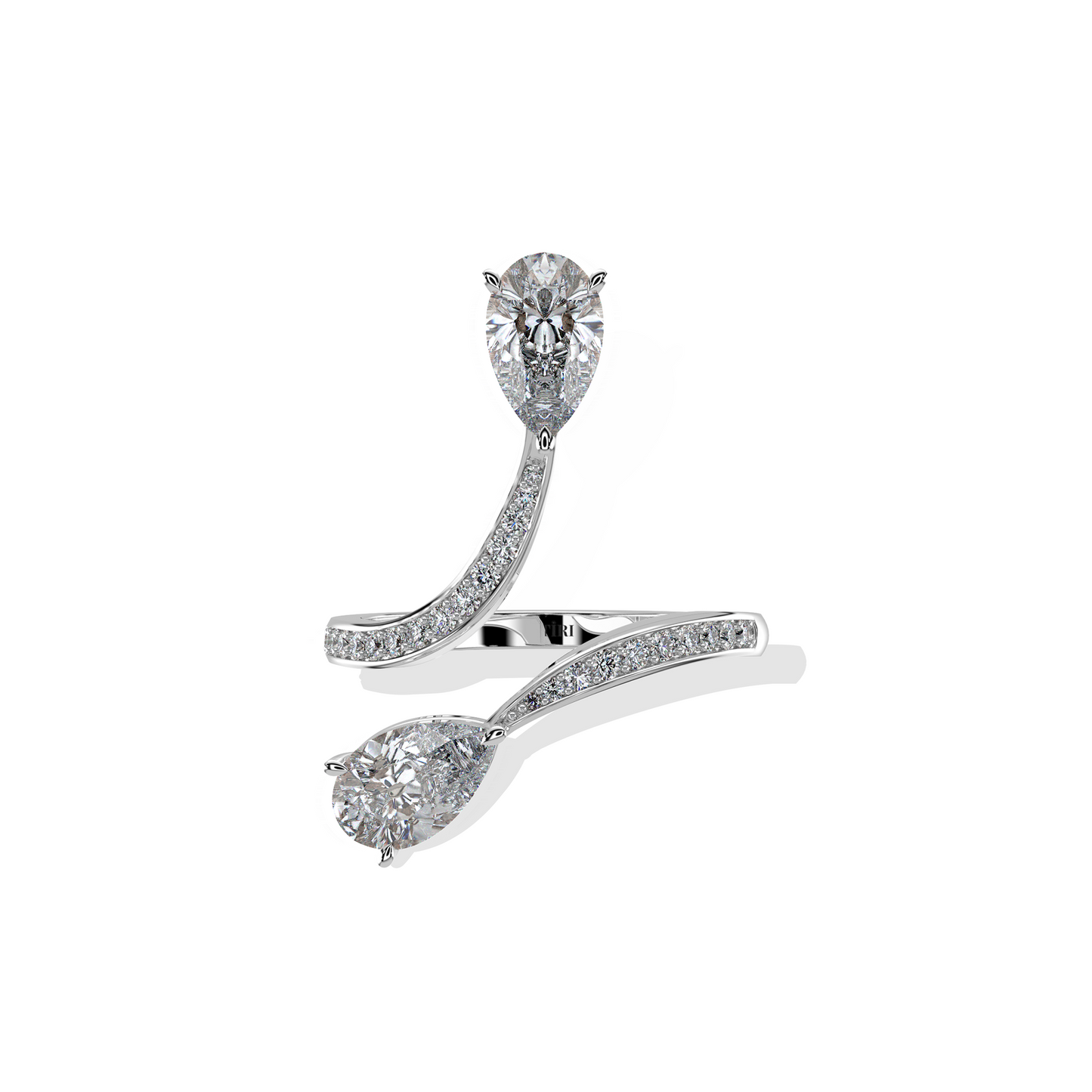 1.63 TW 1.36 CTS Diamond Ring