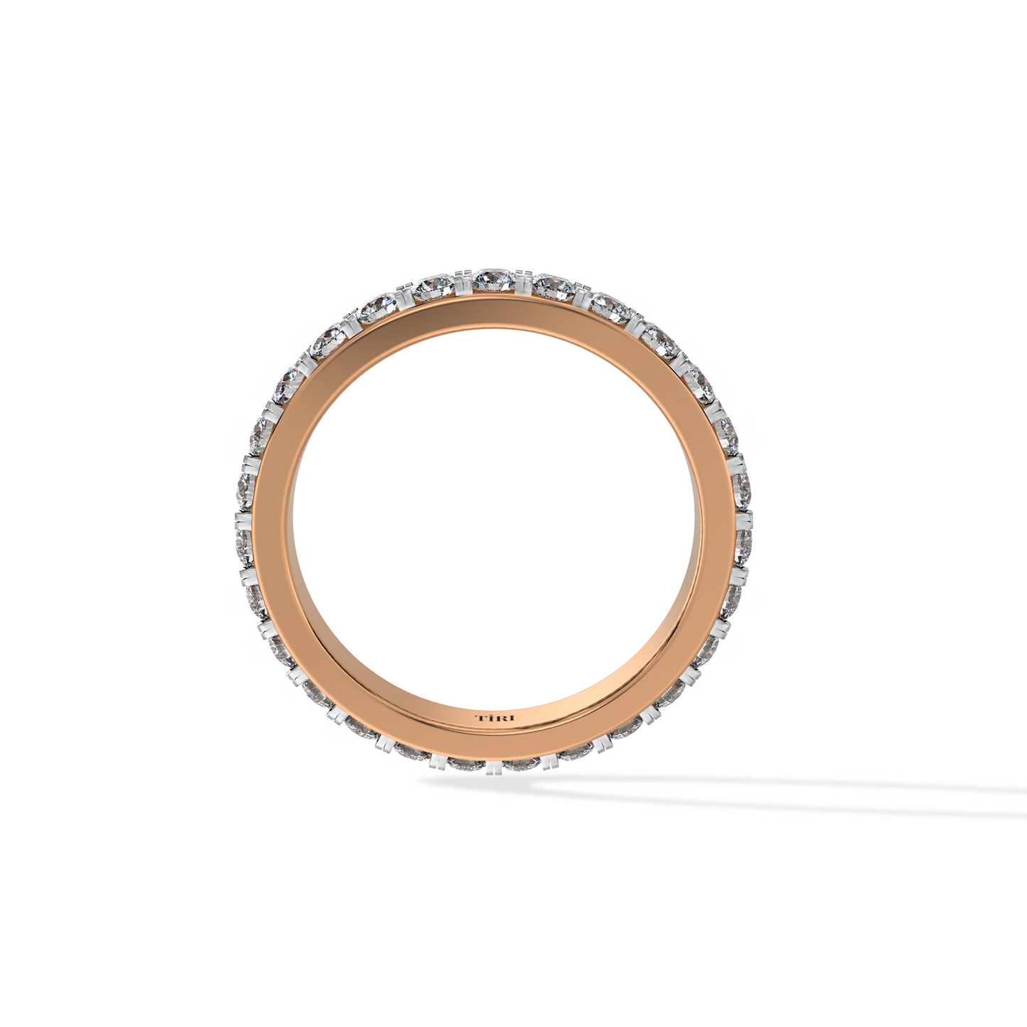 0.99 TW Round Band Diamond Ring