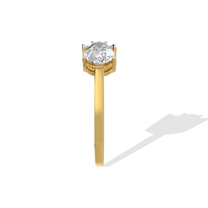 Mixed Cut Diamond Statement Ring