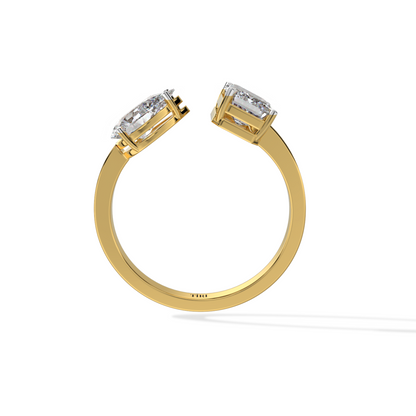 Mixed Cut Diamond Statement Ring