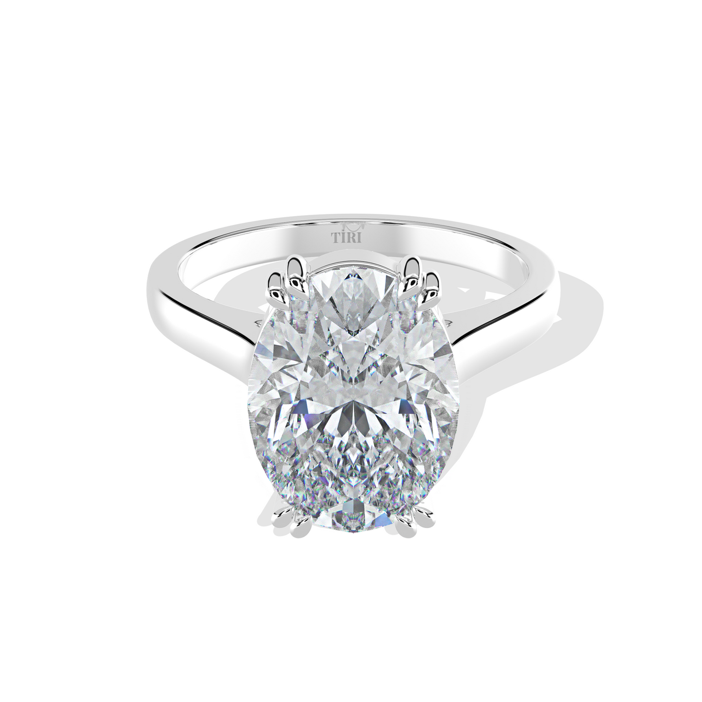 3.00 TW Oval Diamond Ring