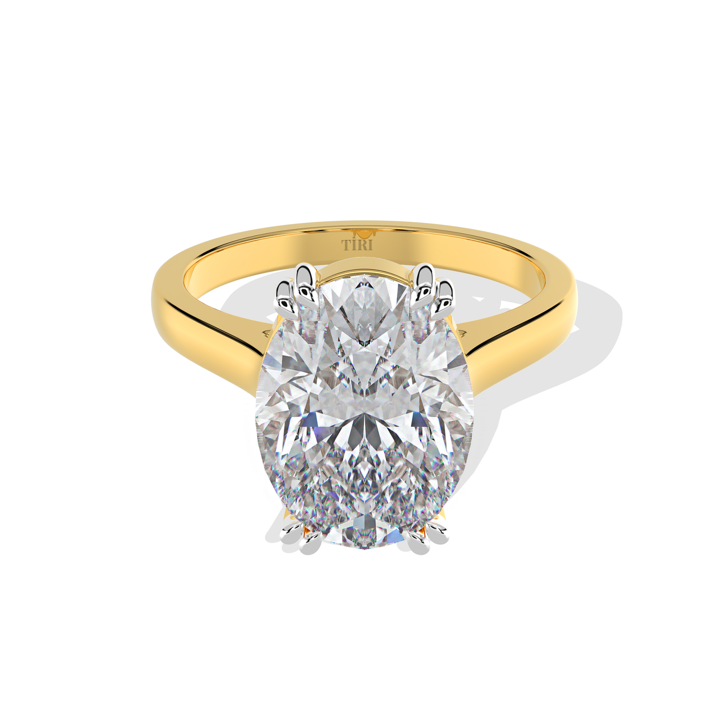 3.00 TW Oval Diamond Ring