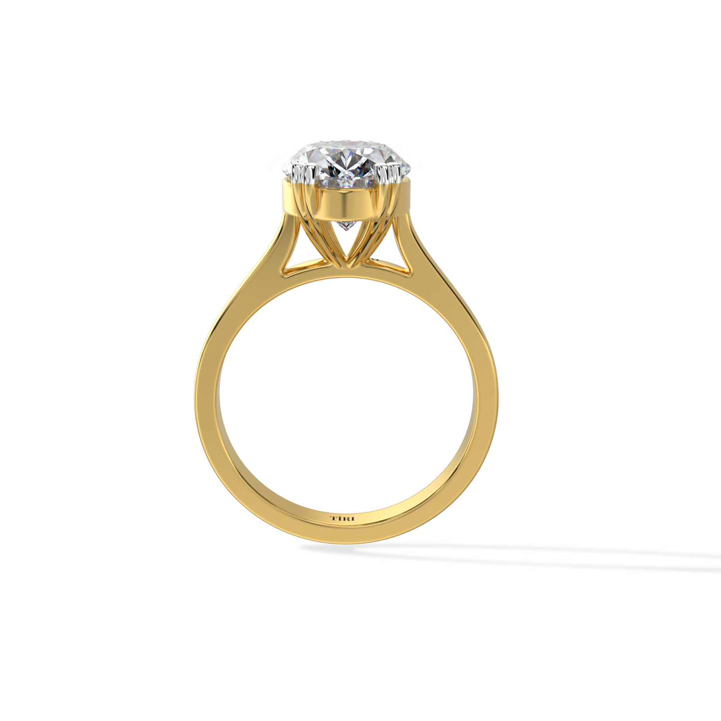 3.00 TW Oval Diamond Ring