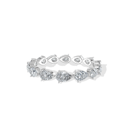 Pear Diamond Eternity Ring