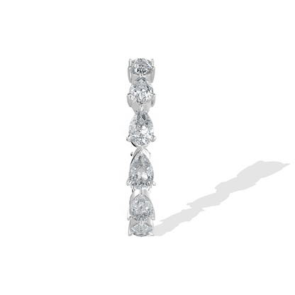 Pear Diamond Eternity Ring